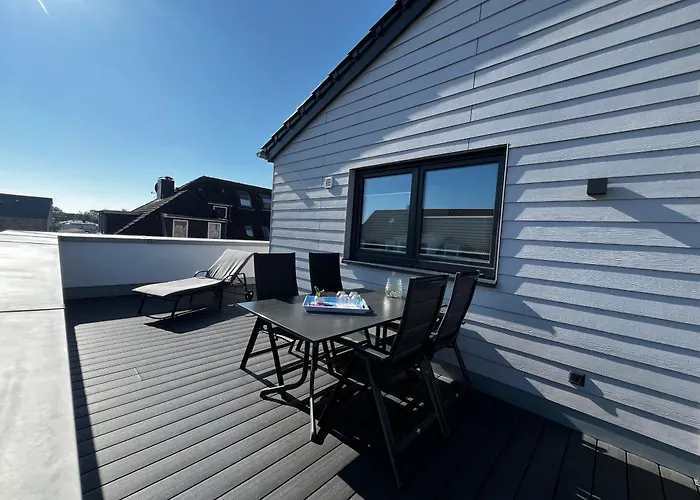 Penthouse Zweite Heimat - Mit Sauna Und Dachterrasse Im Herz Von Kellenhusen