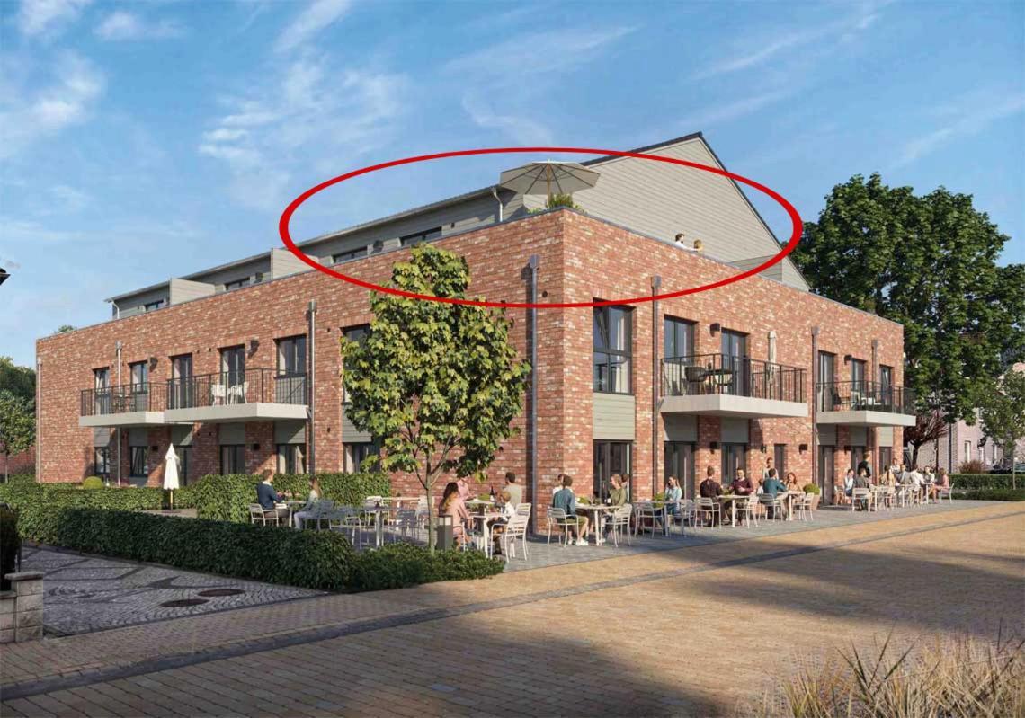 Penthouse Zweite Heimat - Mit Sauna Und Dachterrasse Im Herz Von Appartement