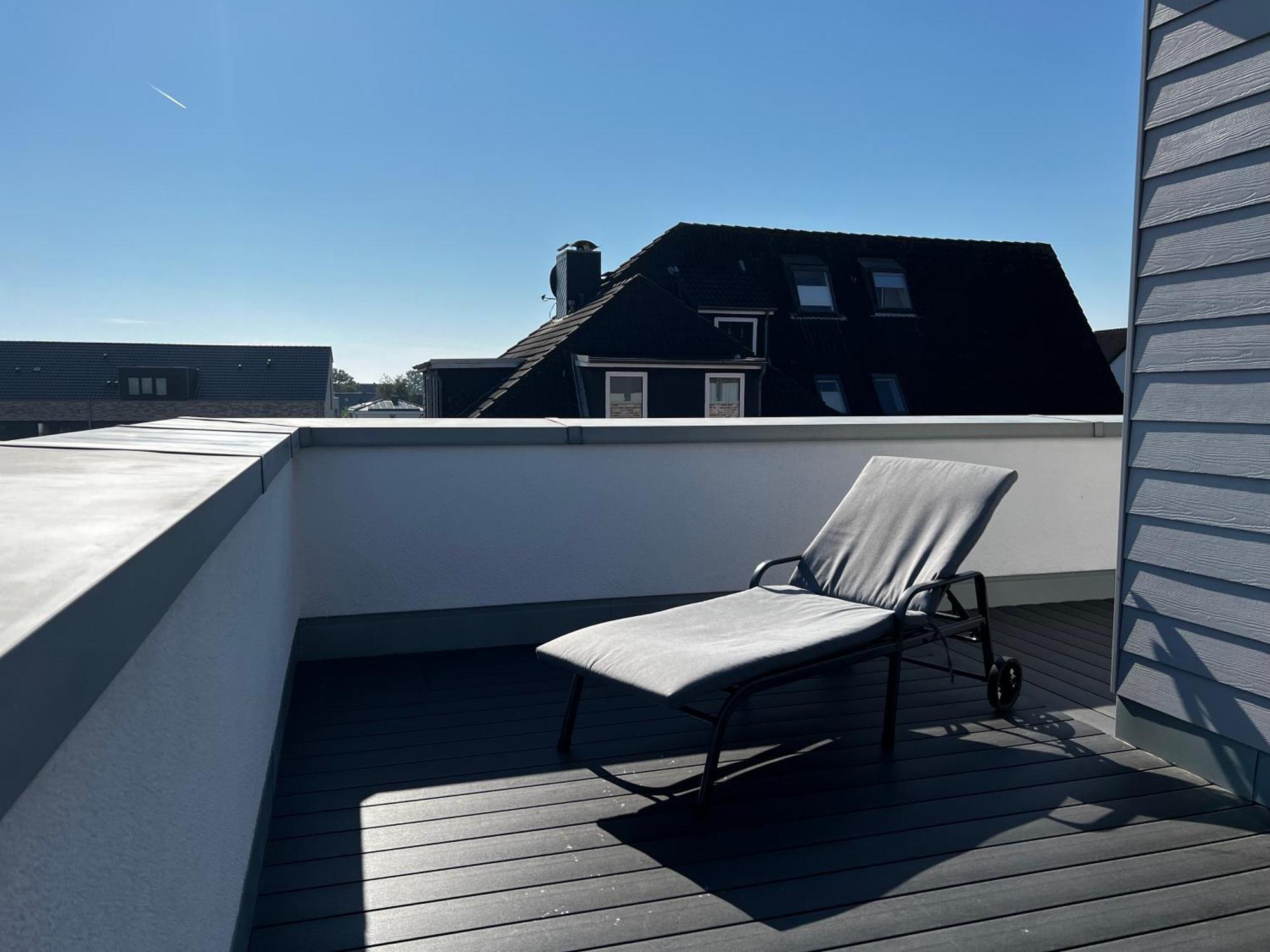 Penthouse Zweite Heimat - Mit Sauna Und Dachterrasse Im Herz Von Appartement