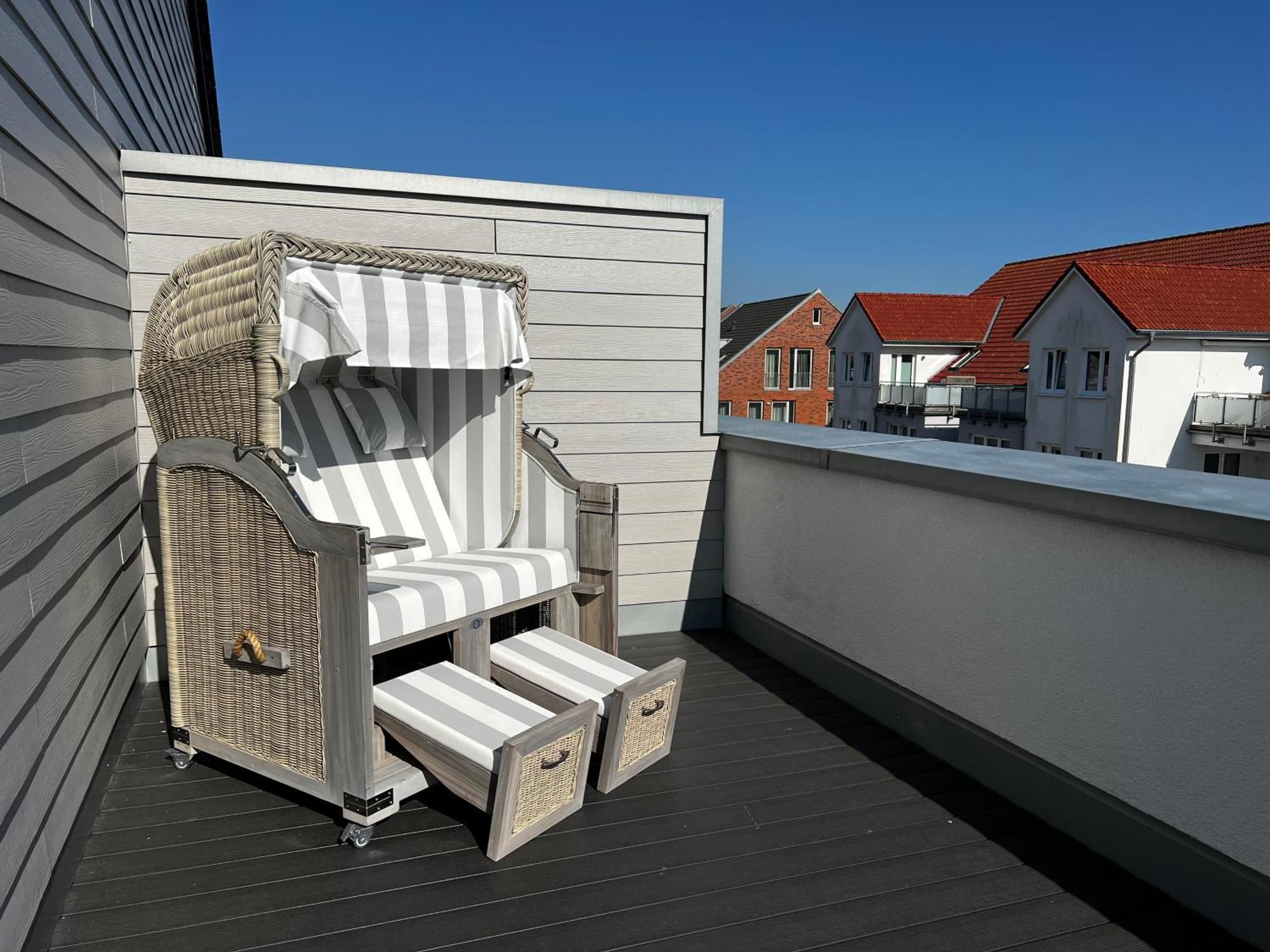 Penthouse Zweite Heimat - Mit Sauna Und Dachterrasse Im Herz Von Appartement Kellenhusen